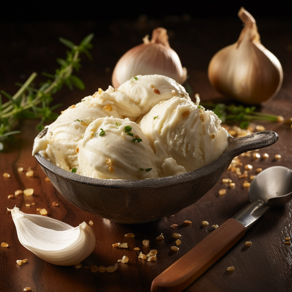 Garlic & Onion Ice Cream Recipe